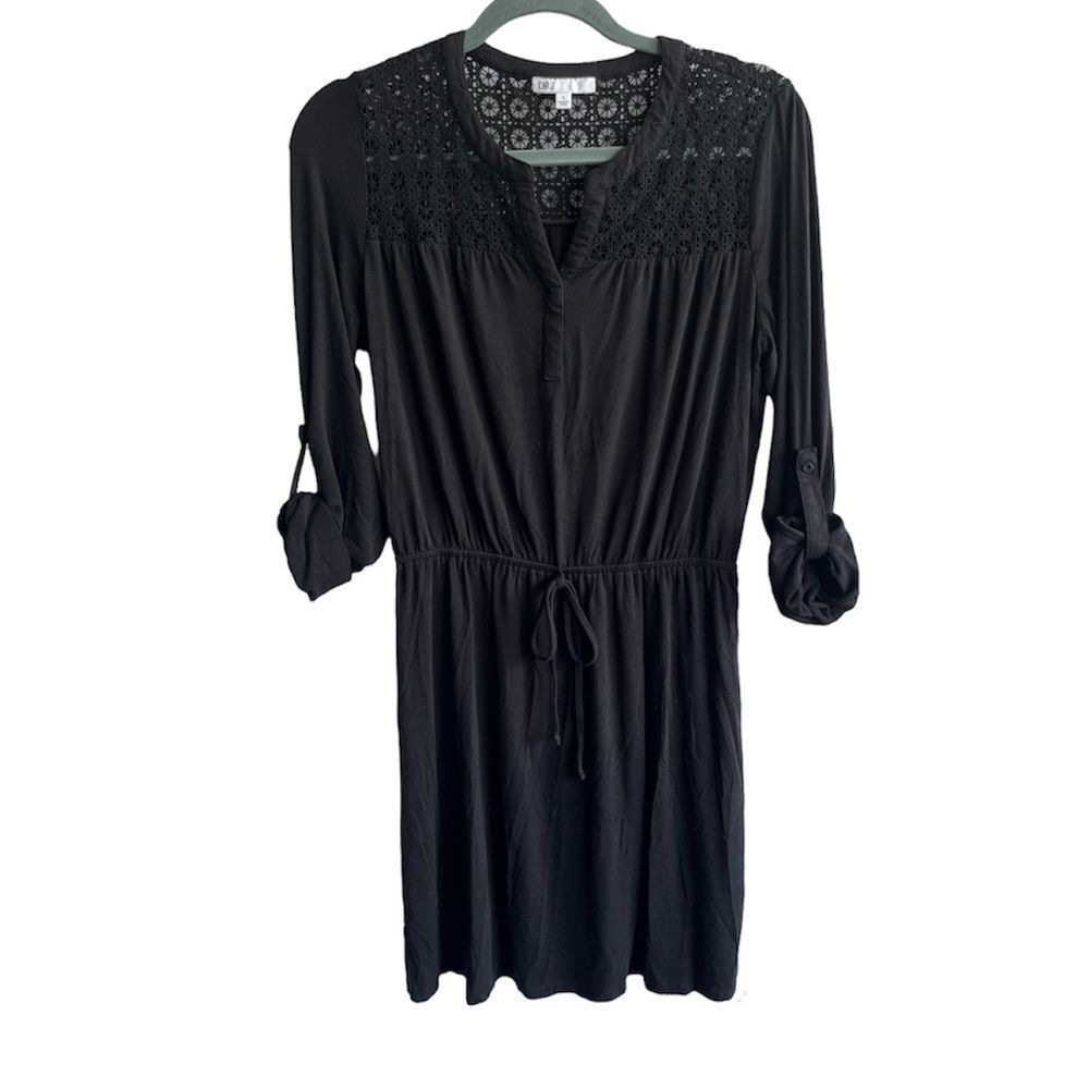 DR2 Daniel Rain Black Fit & Flare Dress